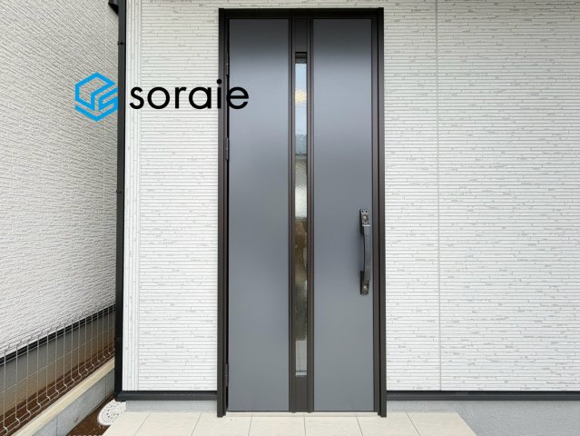 川越市今成第二　全3棟　新築戸建　リーブルガーデンの玄関|7/28　撮影