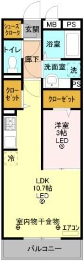 クイーンヒルズの間取り