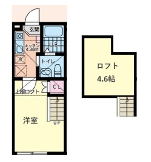 【間取り】 | The　FLAT淵野辺 | 間取りです。