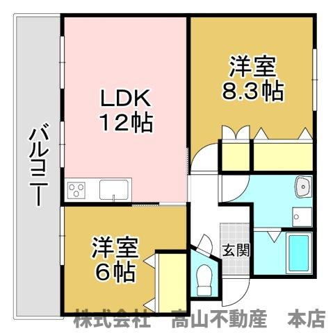 RJRクオーレ東郷駅前の間取り