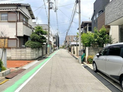 【前面道路含む現地写真】 | 西宮市　南甲子園２丁目　新築戸建