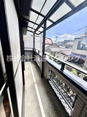 寝屋川市池田1丁目5戸建貸家のバルコニー