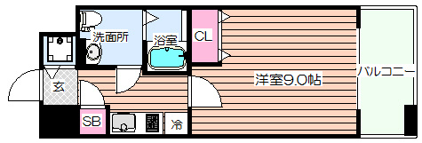 【間取り】 | プラウドフラット新大阪