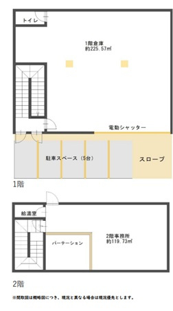 長田中3丁目倉庫・事務所の間取り