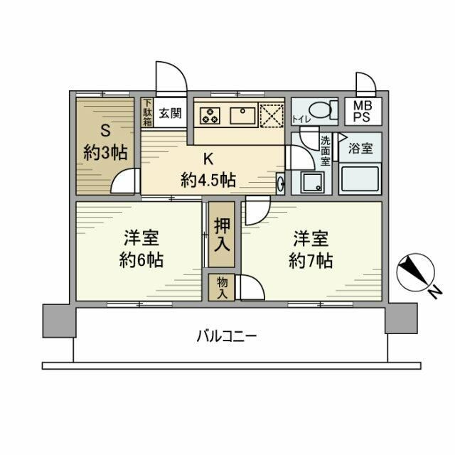 ダイアパレス西台の間取り