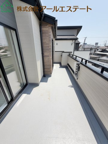 加古川市野口町坂元　　新築戸建のバルコニー