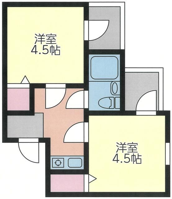 アスタック壱番館の間取り