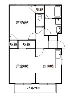 【間取り】 | メゾン新百反 | 間取りです。