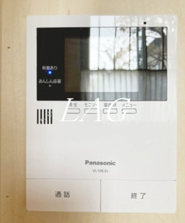 【セキュリティ】 | ｎｅｗ　ｐａｌｃｏｕｒｔ | モニター付きインターホンです。