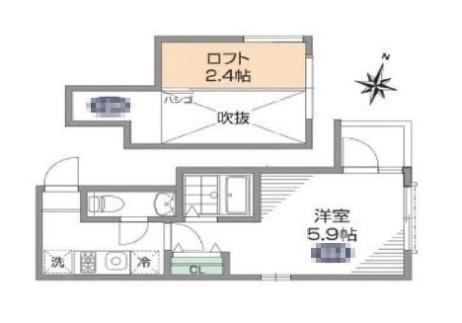 【間取り】 | グランエッグス三軒茶屋N