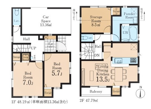 中央町1丁目第7　全3棟　2号棟
