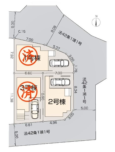 中央町1丁目第7　全3棟　2号棟