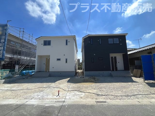 【外観】 | 福岡市早良区干隈5丁目第16　1号棟（全2棟）【仲介手数料無料・0円】 | 現地写真。プラス不動産販売なら、現場の全ての棟をまとめてご見学頂けます。