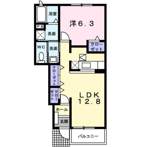 サンセールⅣの間取り