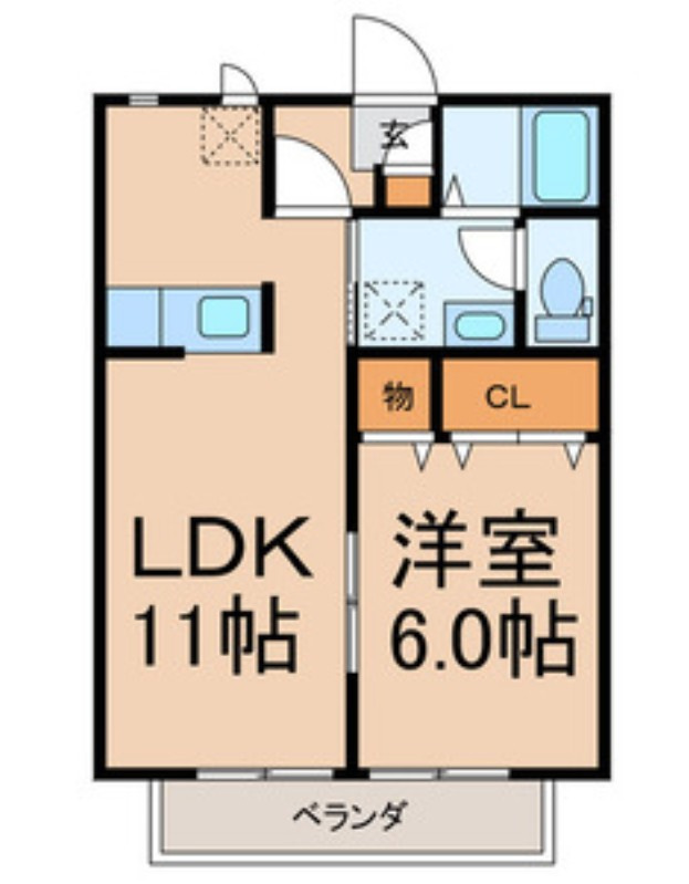 シャンスの間取り
