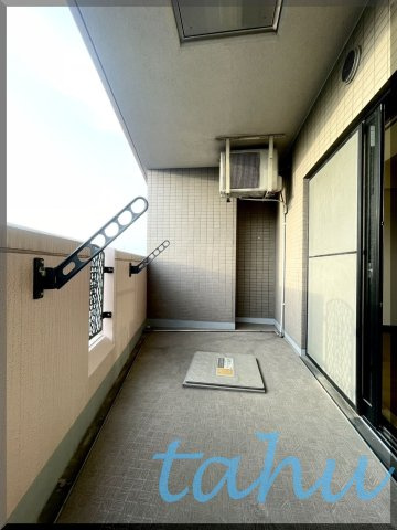 杉並区高円寺南５丁目の賃貸マンションのバルコニー