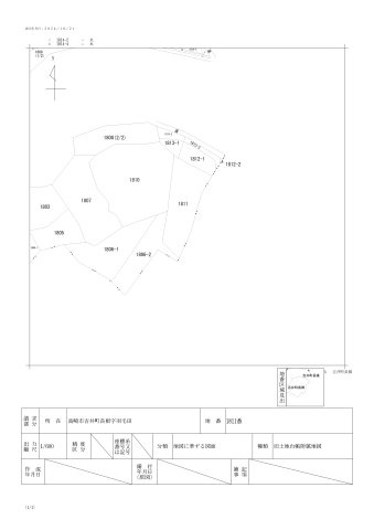 売地　吉井町長根の土地図
