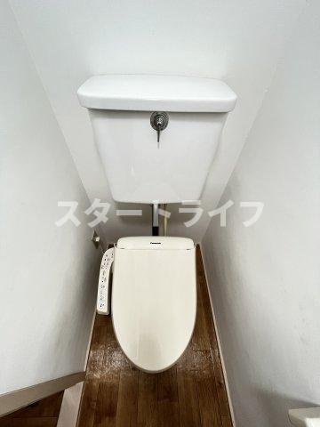 大阪市淀川区木川西１丁目の賃貸マンションのトイレ