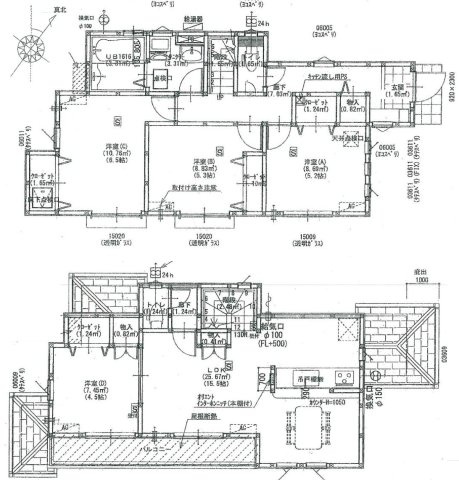 【間取り】 | 川越市中台南1丁目　中古戸建