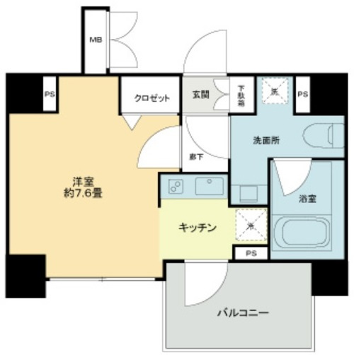 KDA SHINAGAWA OSAKIの間取り