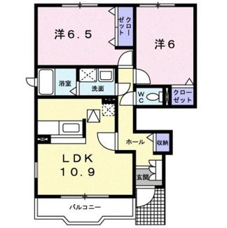 【間取り】 | クレメントＡ