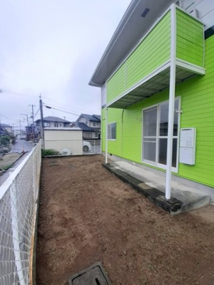 【庭】 | エルハイツ大岡 | 簡単な家庭菜園も楽しめるお庭です