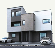 【名古屋市北区生駒町1丁目25−2新築戸建1号棟】仲介手数料無料！大杉小学校・八王子中学校の画像