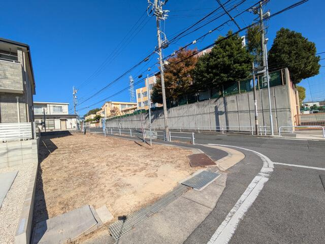 【トーヨーホーム売主/売土地】名東区陸前町A区画の前面道路含む現地写真|現地土地写真・小中学校近し！