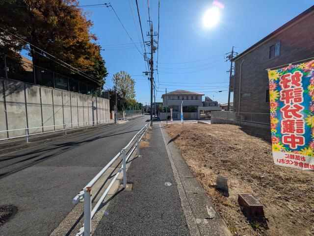 【トーヨーホーム売主/売土地】名東区陸前町A区画の前面道路含む現地写真|現地（2025年11月）撮影