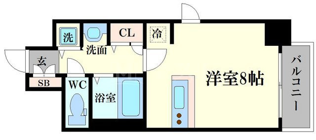 アクアプレイス天満クラシックの間取り