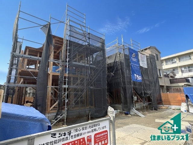 ●3(土)4(日)現地説明会！　大和高田市蔵之宮町　全2邸の外観|ご案内の際は現地集合はもちろん、ご自宅の送迎や最寄りの駅迄のお迎え等お気軽にご相談ください。