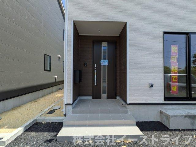 【新築戸建】　いわき市小名浜第10　全5棟のセキュリティ|同社施工写真　テレビモニター付きインターフォン