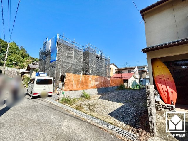 大津市衣川3丁目　1期の前面道路含む現地写真|10月２日　現地写真更新