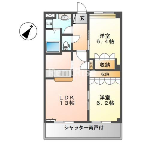 ハイツ　ルミエールの間取り