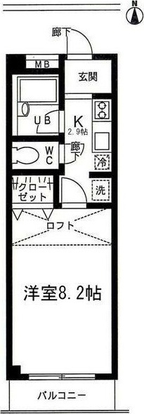 サンセール塩釜の間取り