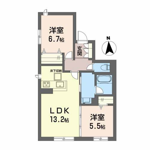 グランブランシェの間取り