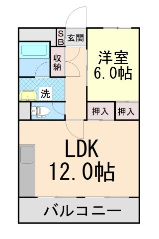 山本マンションの間取り