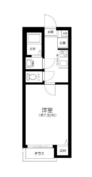 ＴＫ　ＷＩＬＬ清瀬の間取り