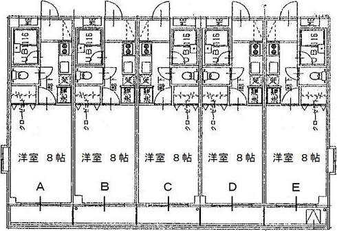 サンセール塩釜の区画図