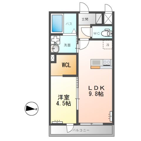 土浦市荒川沖東新築アパート（仮の間取り