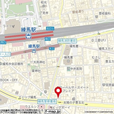 【地図】 | グラントゥルース練馬Ⅲ