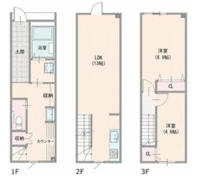 【間取り】 | カルカソンヌ立川
