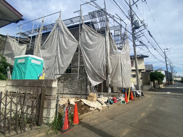 清瀬市上清戸1丁目の前面道路含む現地写真
