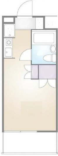 横浜市中区英町の賃貸マンションの間取り