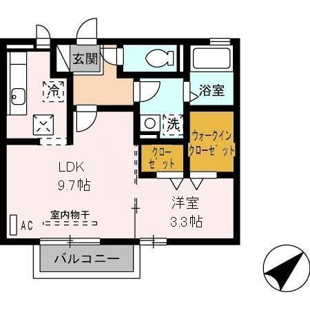 ＣＩＴＹ ＰＡＬの間取り
