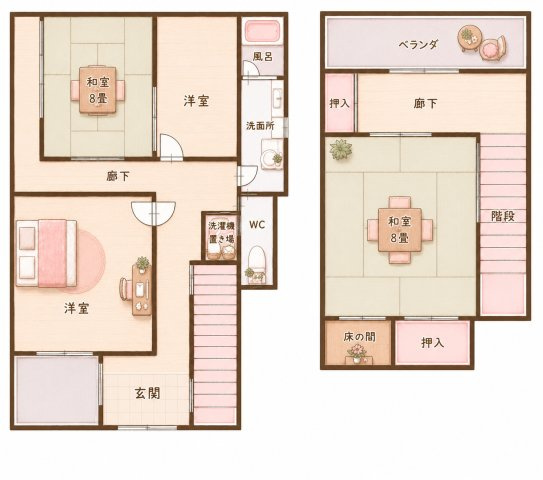 香里園町　中古一戸建ての間取り|間取り図はいかがですか？ご希望を叶える間取りですか？リビングの広さは？水回りの位置は？カウンターキッチン？など色々な情報が集約されています。弊社ではリフォームなどのご相談も承っております。