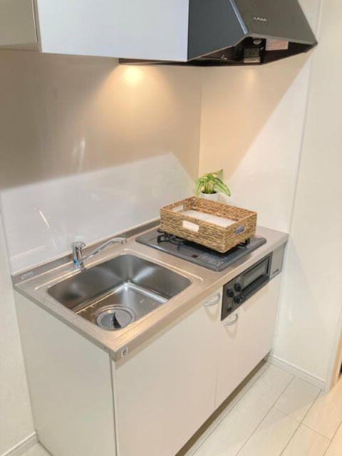 柏市千代田２丁目のアパートのキッチン