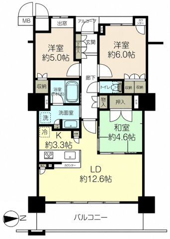 大阪福島タワーの間取り
