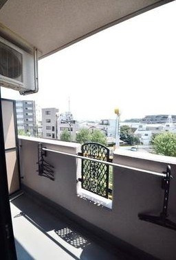 ヴェルデファイン荻窪のバルコニー