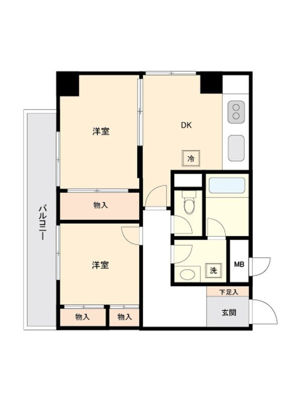 ミール千歳烏山の間取り